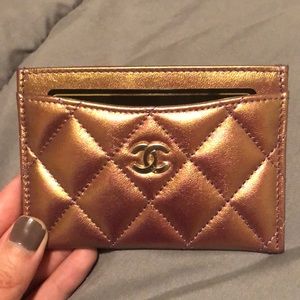 Chanel card holder